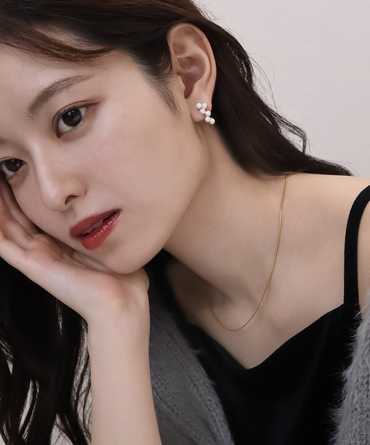 【今週末限定価格】blackdia ocean ミニパール デザインピアス/イヤリング