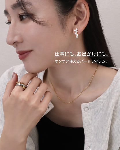 blackdia ocean ミニパール デザインピアス/イヤリング