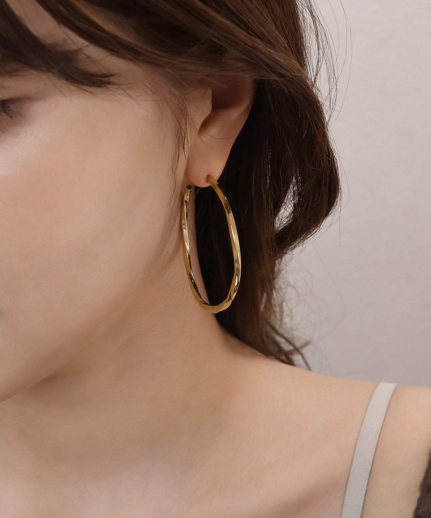 blackdia ocean シャープツイスト フープピアス/イヤリング