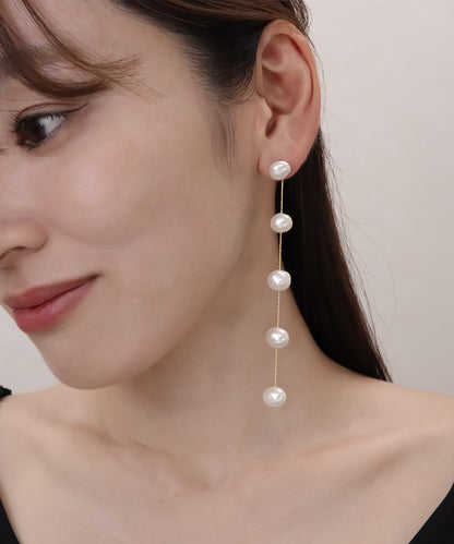 blackdia ocean バロックパール チェーンピアス/イヤリング