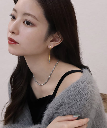 【今週末限定価格】blackdia ocean ロープチェーンネックレス