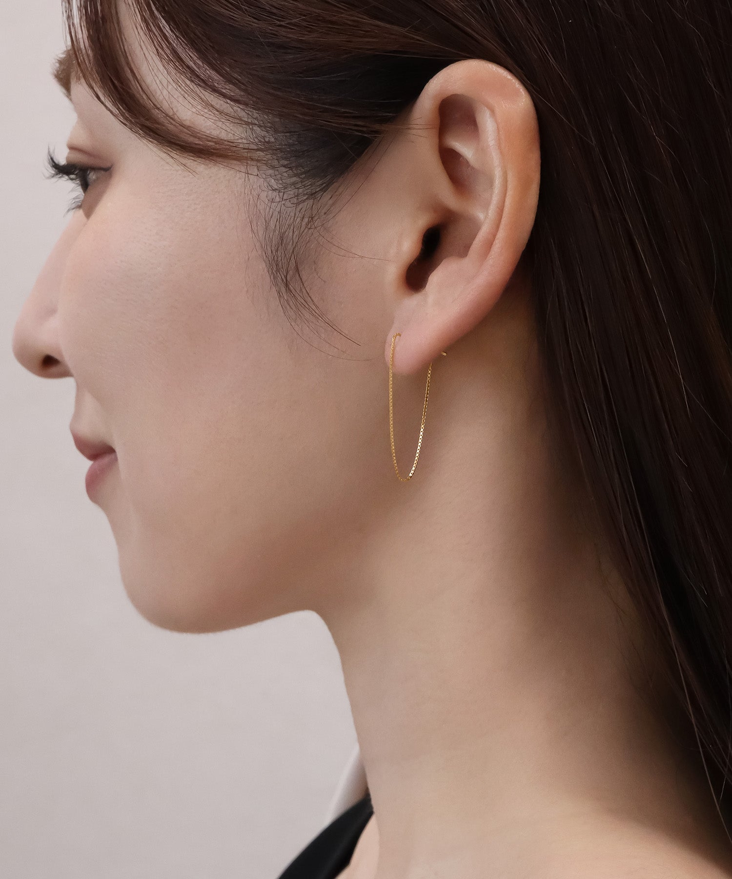 blackdia ocean ボックスチェーンピアス silver925