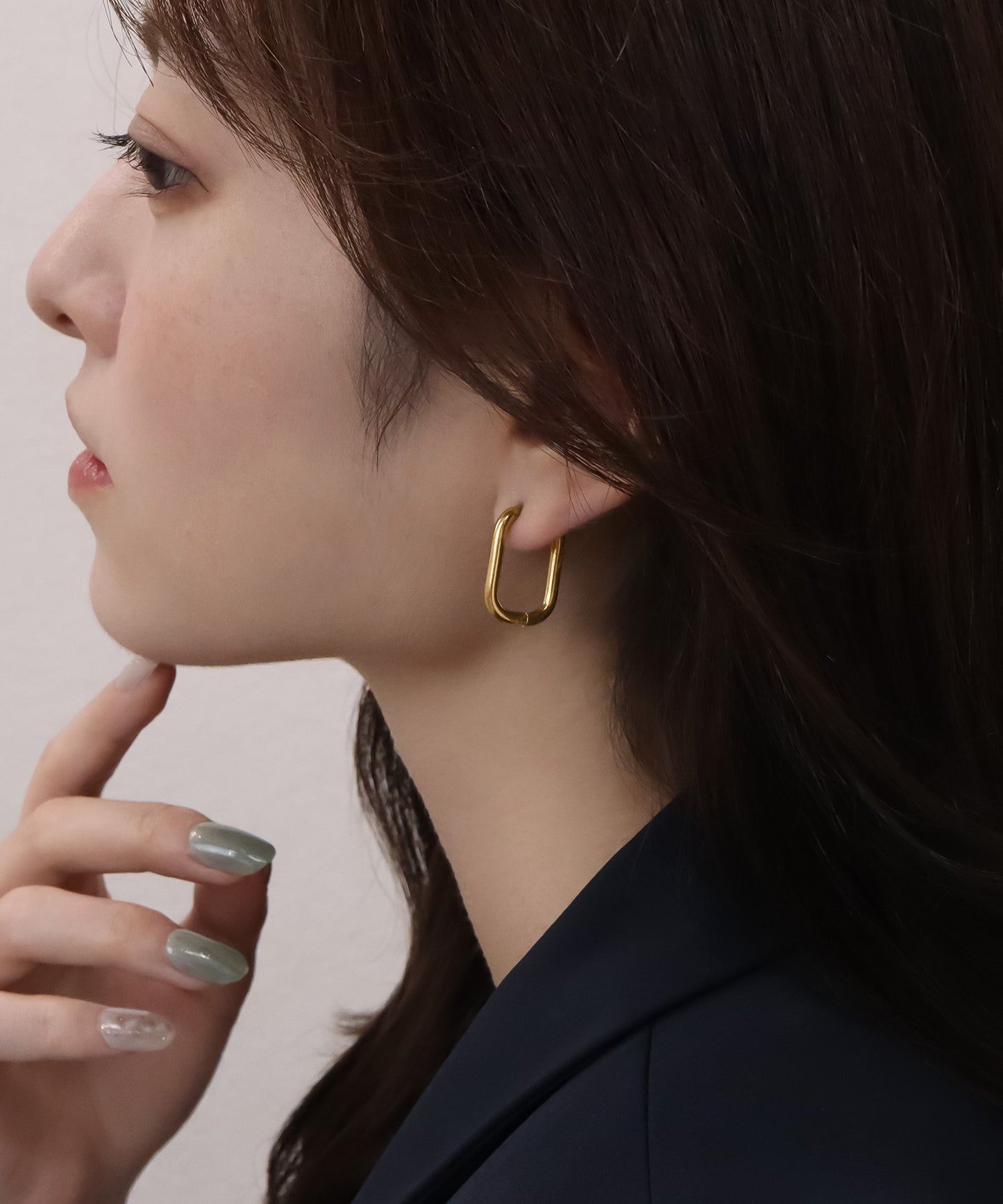 blackdia ocean オーバル フープピアス