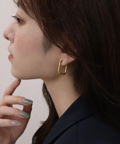 blackdia ocean オーバル フープピアス