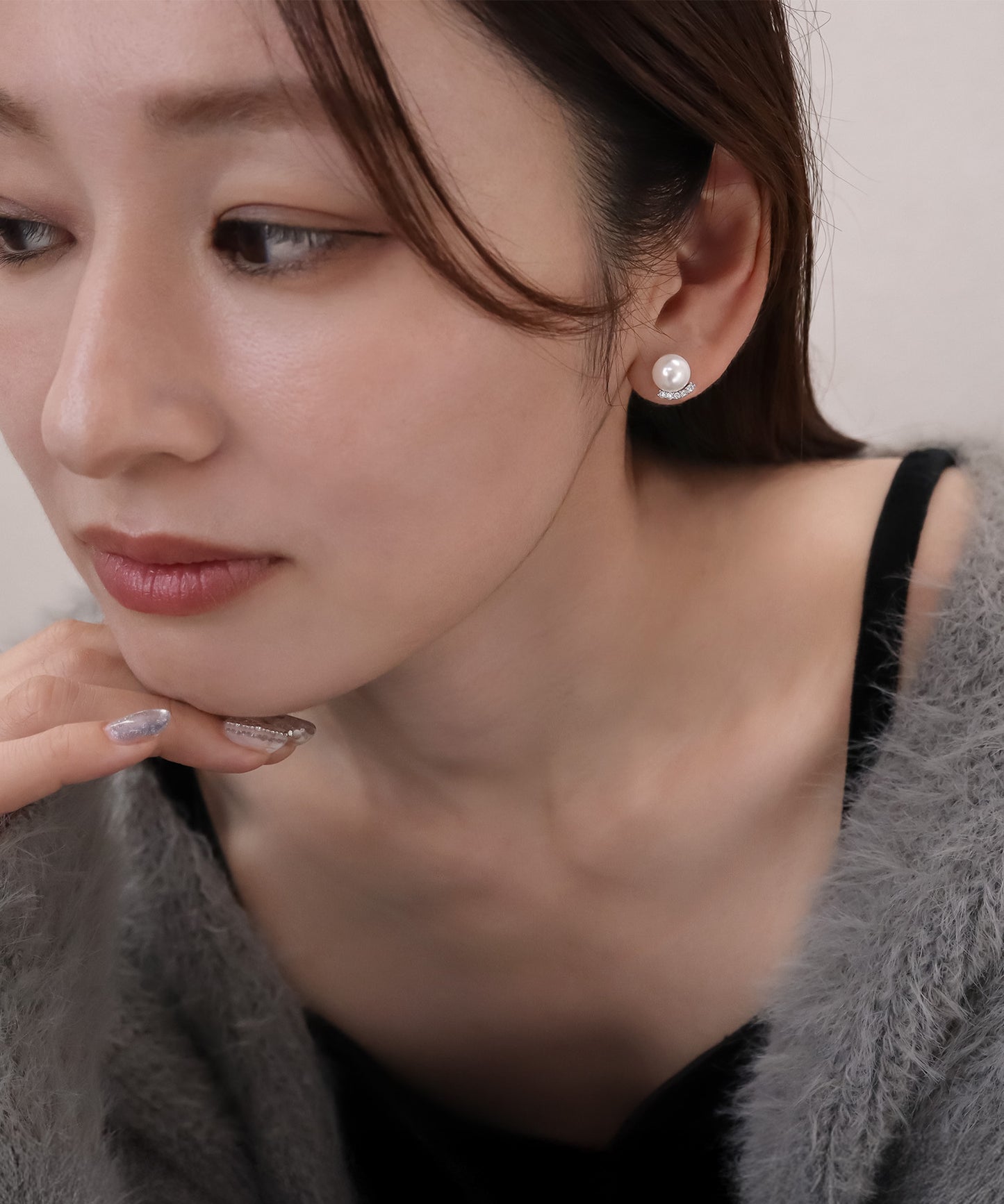 blackdia ocean パールジルコニア ピアス/イヤリング