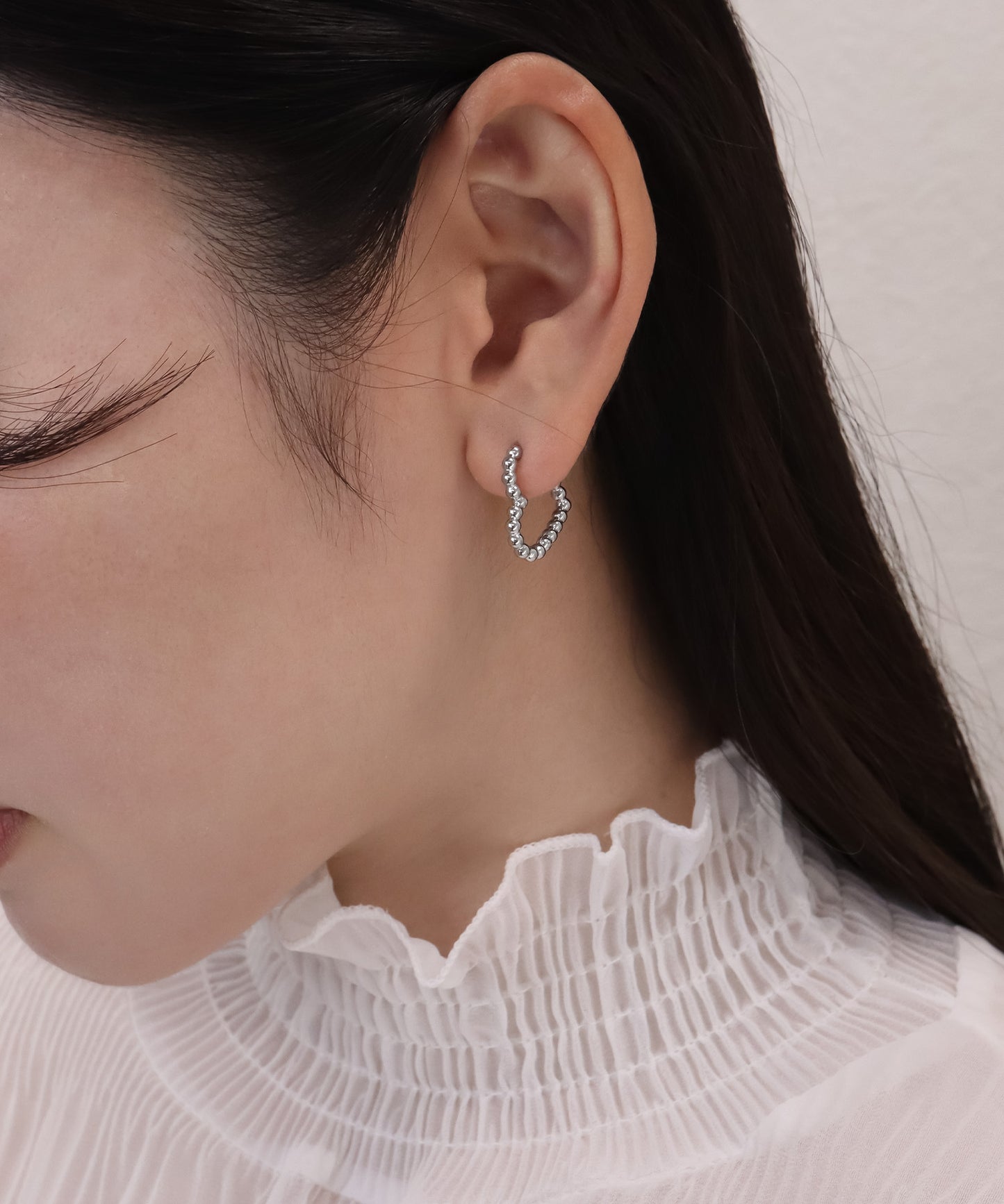blackdia ocean ビーズハートピアス