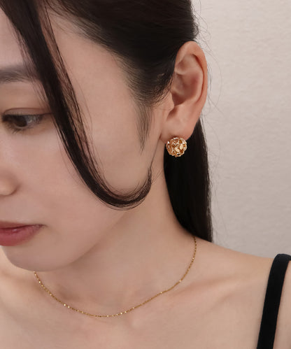 【今週末限定価格】blackdia ocean スキンペタルチェーンネックレス