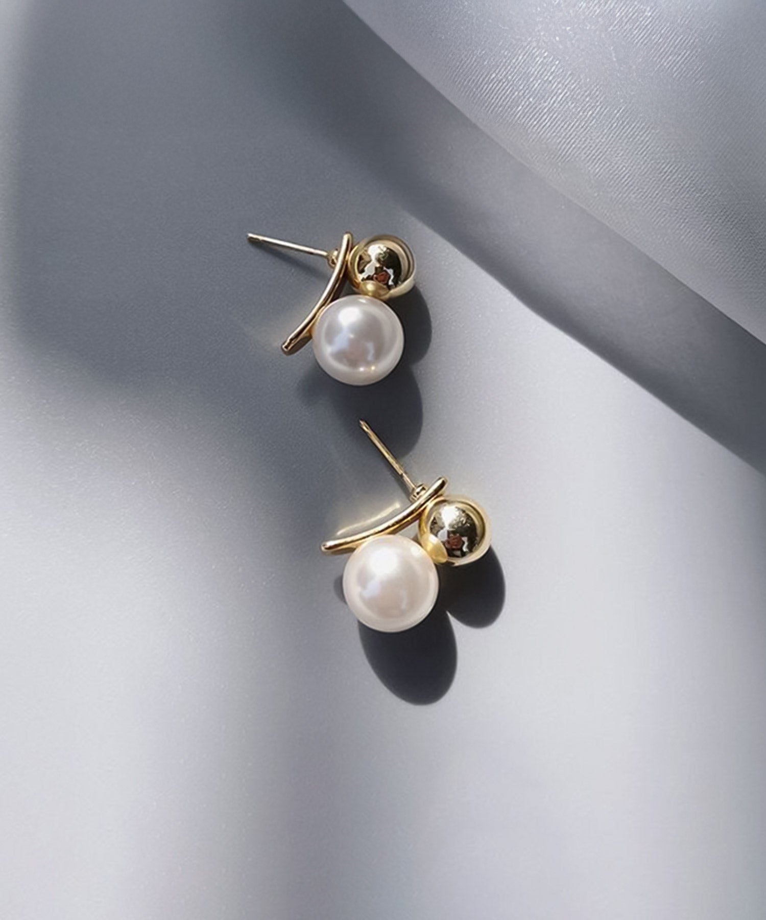 blackdia ocean ボール&パールピアス