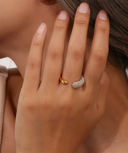 blackdia ocean ベビーパール オープンリング