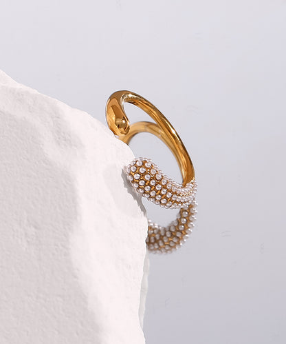 blackdia ocean ベビーパール オープンリング