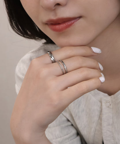 blackdia ocean シンプルリング3点セット