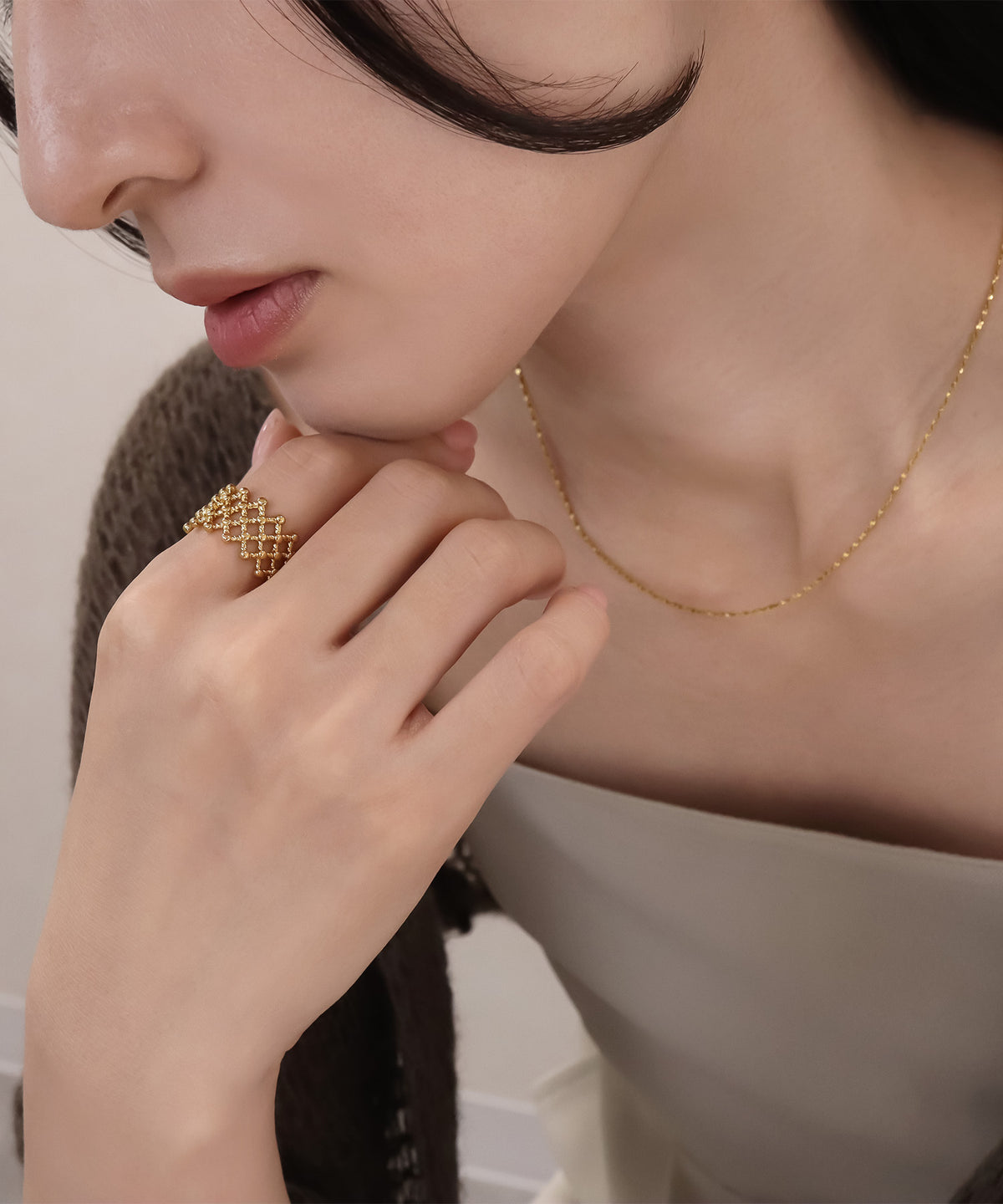 blackdia ocean レース デザイン リング