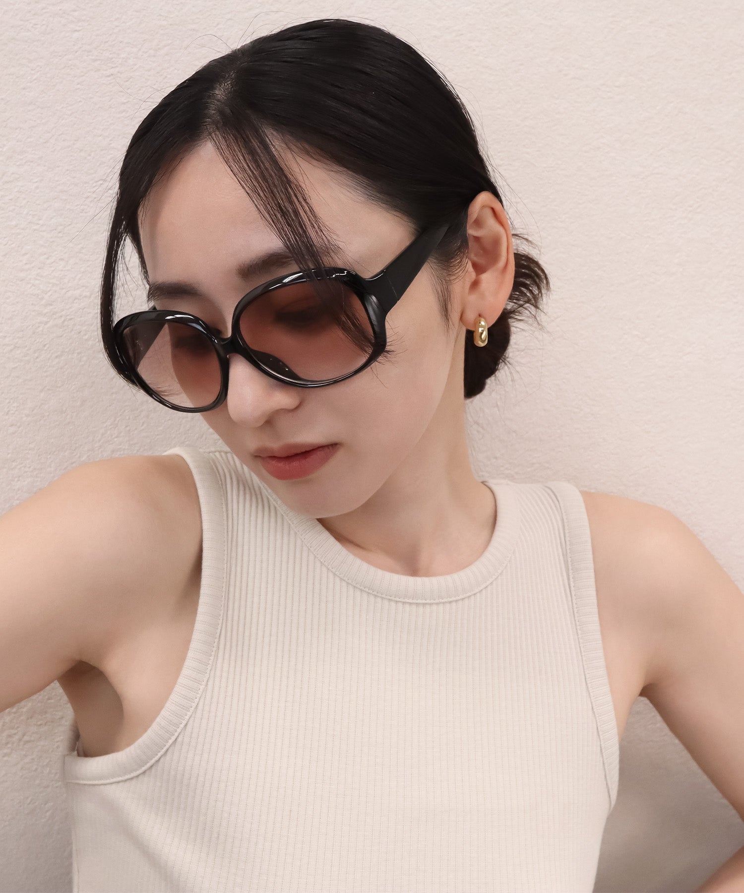 Y2K D&G Sunglasses -#1092 D&G バタフライサングラス ブラウン
