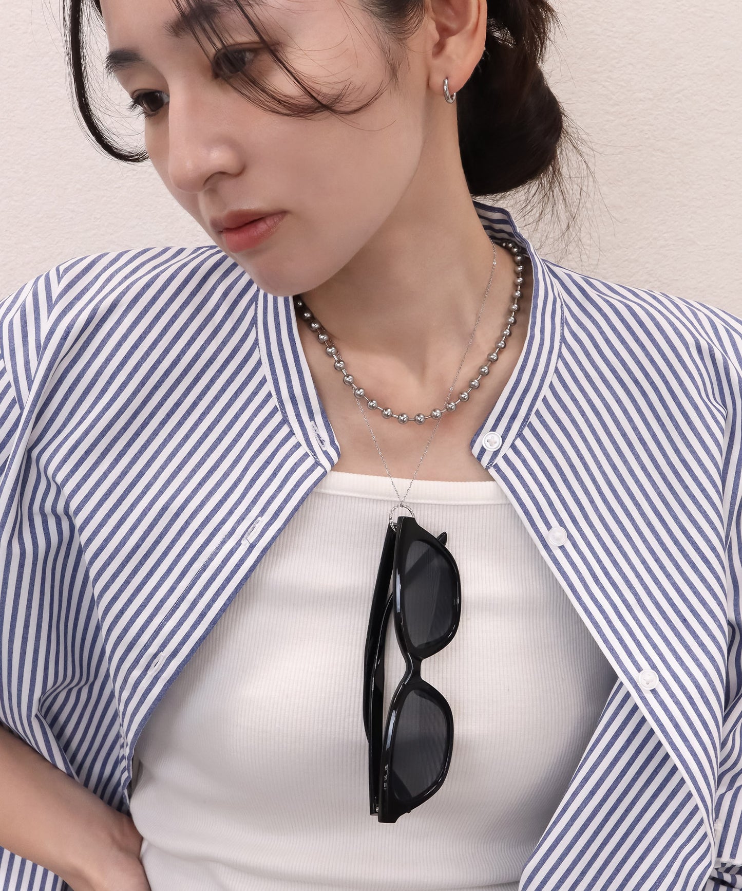 blackdia ocean サークル ネックレス/サングラスホルダー