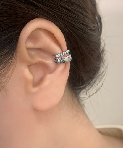 blackdia ocean キルティング&ジルコニア イヤーカフ 片耳