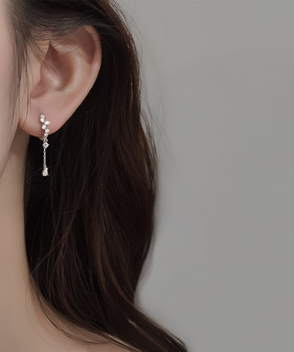 blackdia ocean ジルコニア ドロップチェーン ピアス　