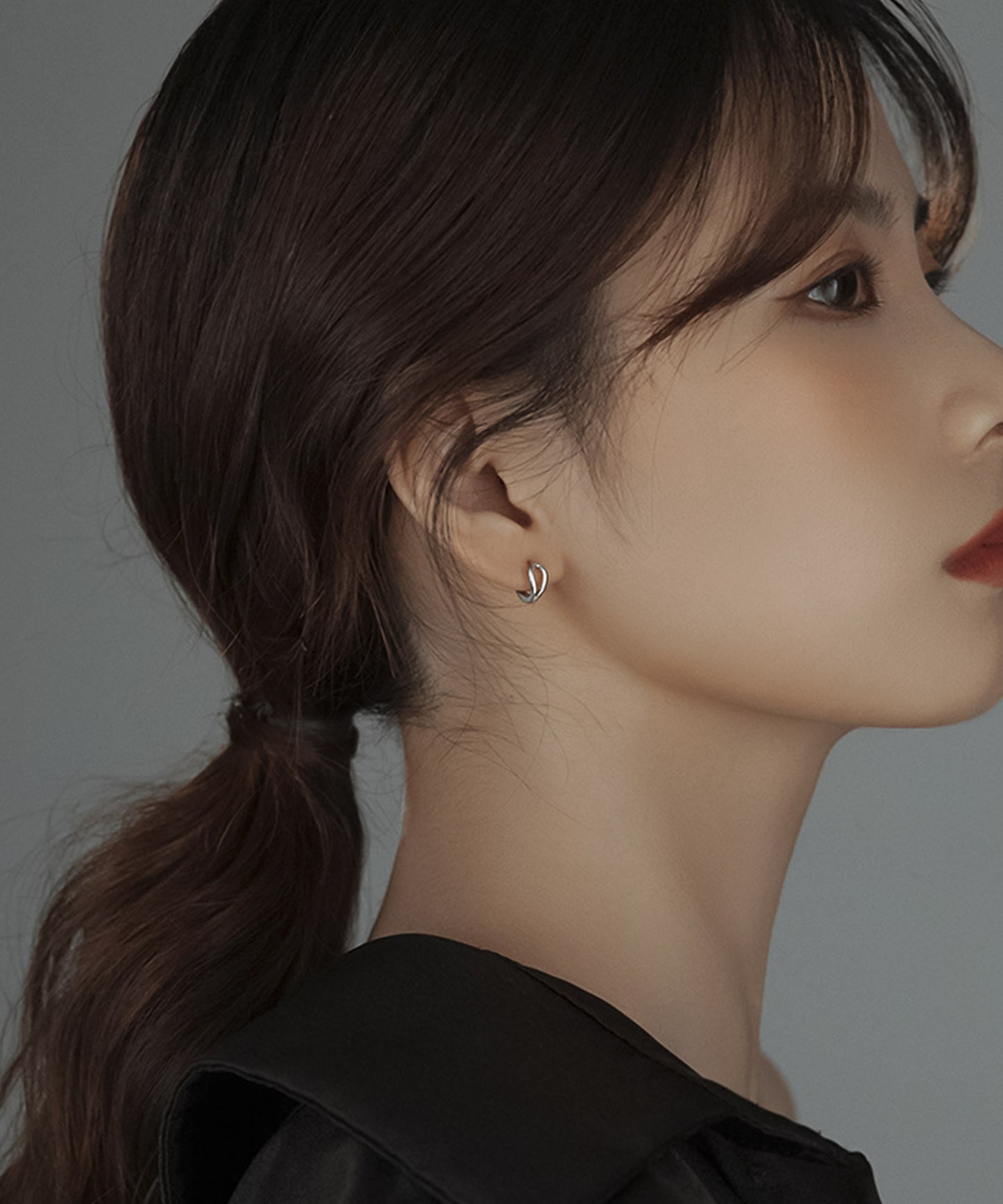 blackdia ocean ケイヴ フープピアス silver925