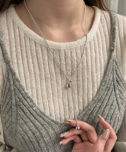 blackdia ocean ボール&スネーク ラリエットネックレス