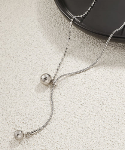 blackdia ocean ボール&スネーク ラリエットネックレス