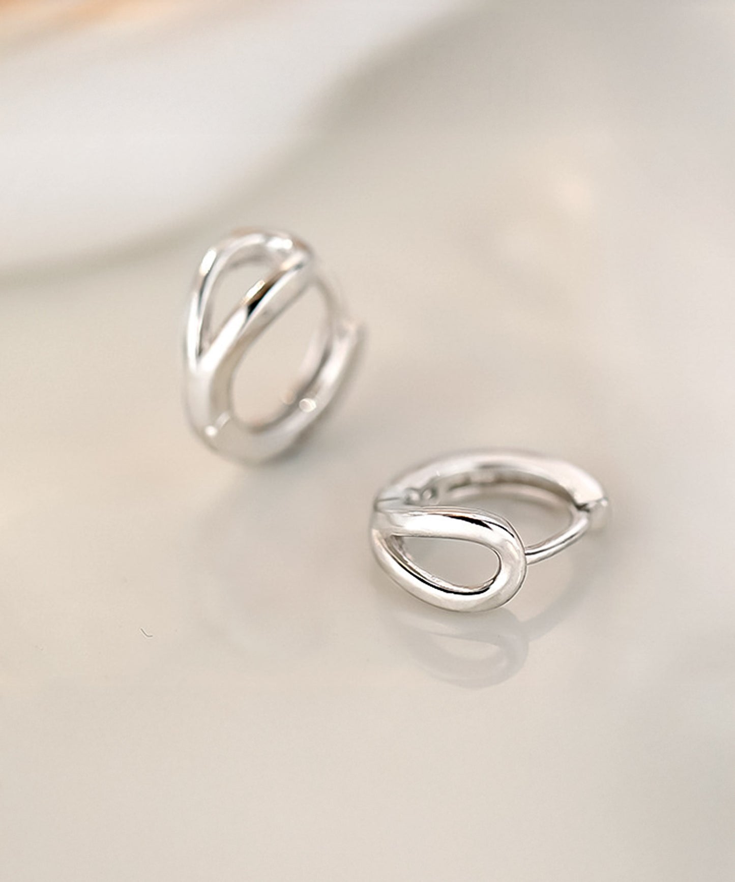 blackdia ocean ケイヴ フープピアス silver925