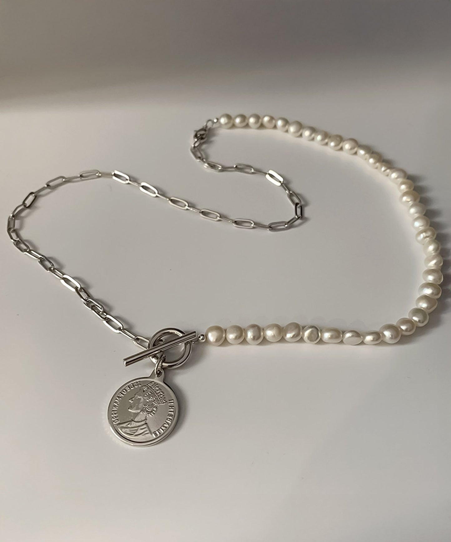 blackdia ocean バロックパール コインネックレス