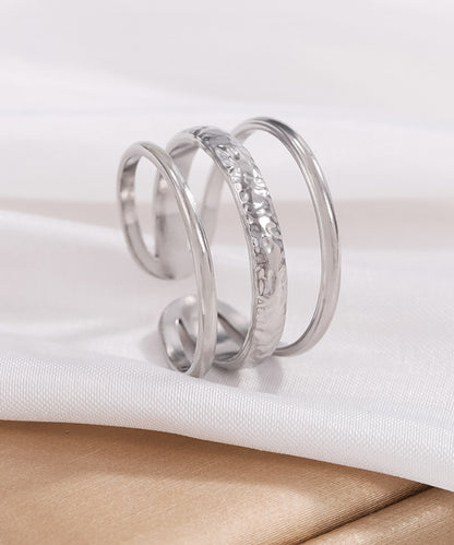 blackdia ocean トリプルライン エンボスリング