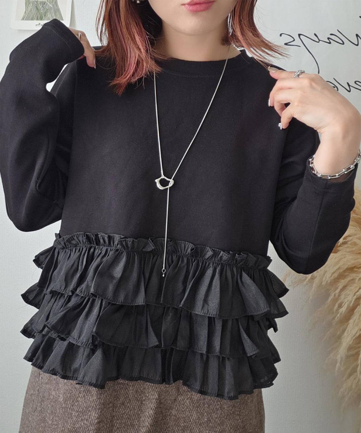 9/28 (Mon.) 17:00~販売【りんご様コラボ】ニュアンス ロングネックレス
