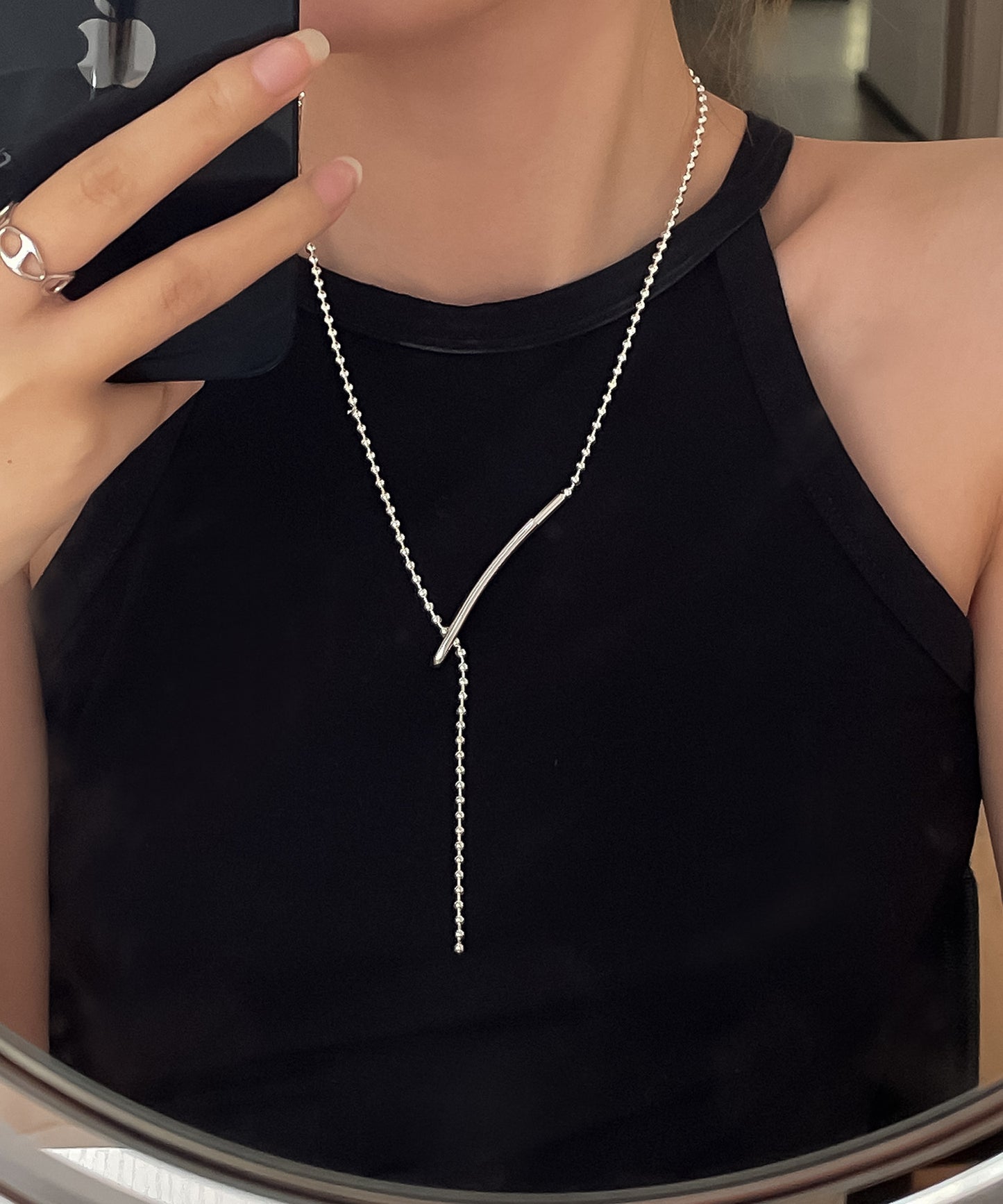 blackdia ocean ボールフック ラリエットネックレス