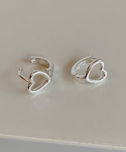 blackdia ocean 型抜きハート フープピアス