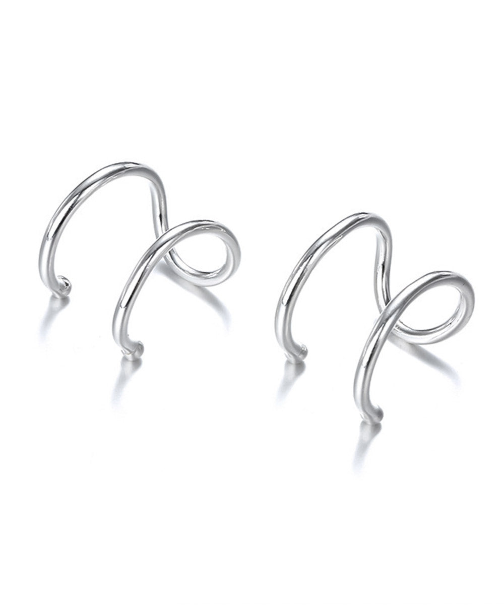 【今週末限定価格】blackdia ocean シンプル タイニー イヤーカフ