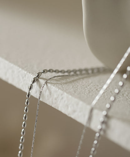 blackdia ocean バイカラー ダブルチェーンネックレス