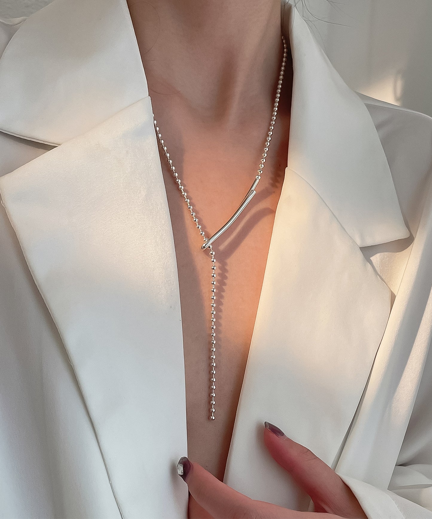 blackdia ocean ボールフック ラリエットネックレス