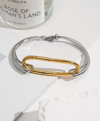 blackdia ocean レクタングル バイカラーバングル